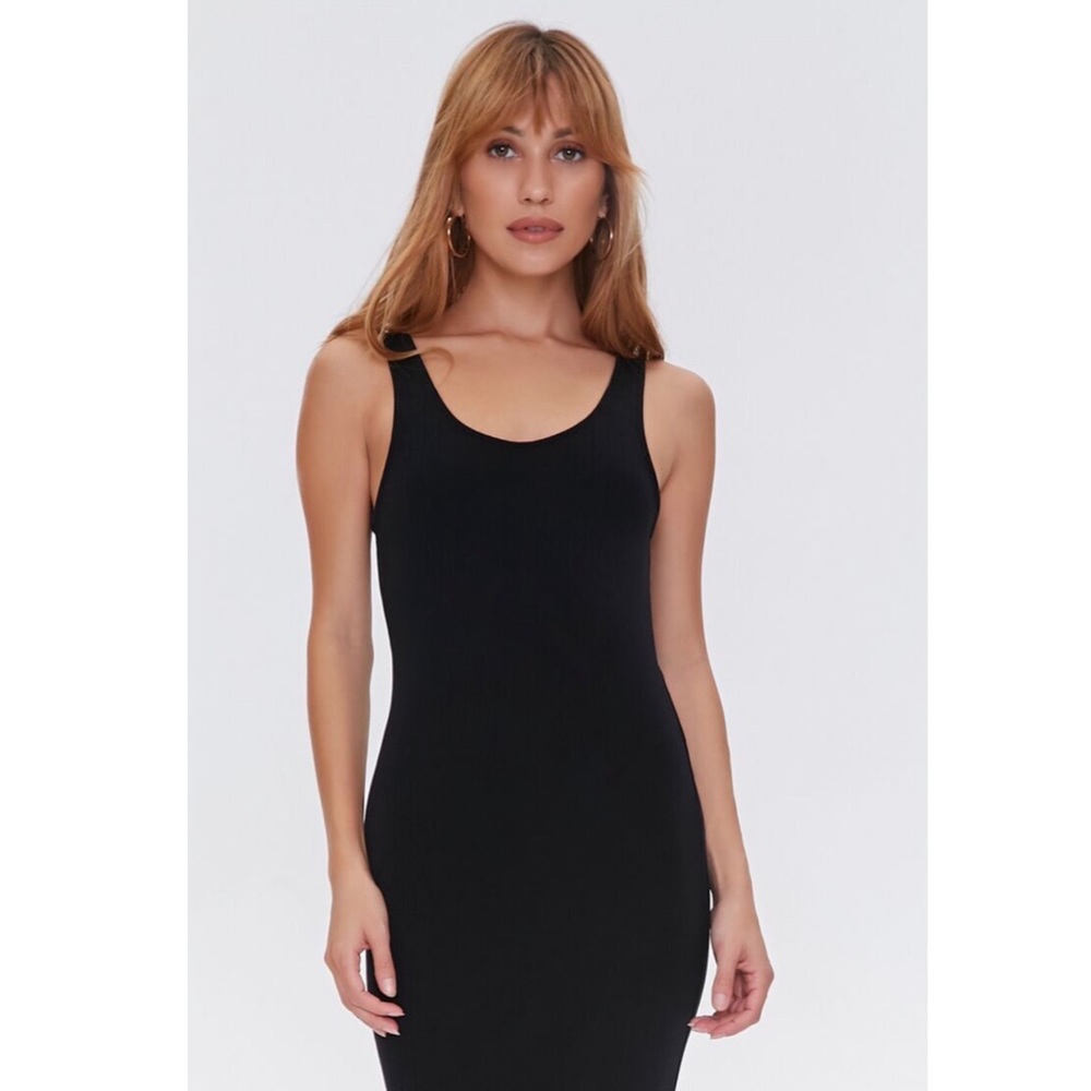NWOT Ribbed Bodycon Midi Dress - Picture 4 of 5